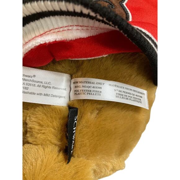 FAO Schwarz 12” Varsity Jacket Football Player Stuffed Teddy Bear Plush - Picture 14 of 14